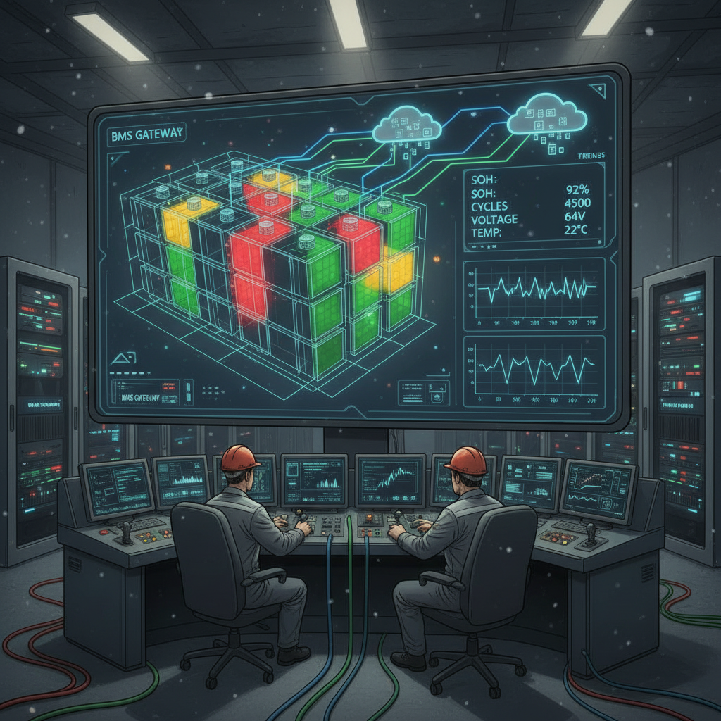 Цифровой мониторинг Ni-Cd батарей Highstar: IoT BMS SCADA