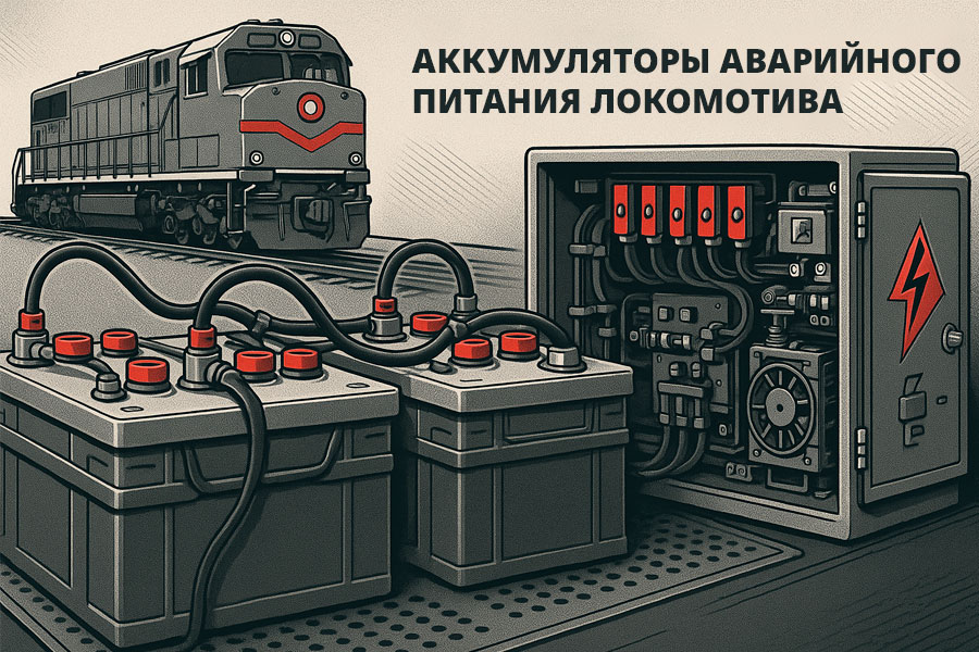 Роль аккумуляторов в аварийном энергоснабжении локомотивов
